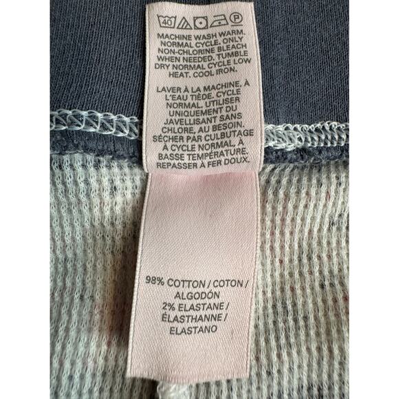 Victoria Secret sleep set pink & gray stripe long sleeve v neck loose comfy Sz M - Picture 7 of 11